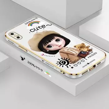 Чехол для телефона с милым мультяшным 6D покрытием для iPhone 11 12 13 14 Pro Max Samsung Galaxy Xiaomi Mi Redmi Note Oneplus Infinix Tecno, мягкий чехол iPhone 11 Pro Max ярко-зеленый