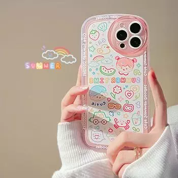 Чехол для телефона с милым мультяшным рисунком для Iphone 11 12 13 Pro Max, чехол для Iphone X Xr Xs Max 7 8 Plus Se 2022, мягкий силиконовый противоударный чехол, чехол For iPhone X(XS)