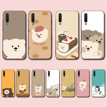 Чехол для телефона с милым мультяшным медведем и животным для Xiaomi mi 5 6 8 9 10 lite pro SE Mix 2s 3 F1 Max2 3 Xiaomi mi 5