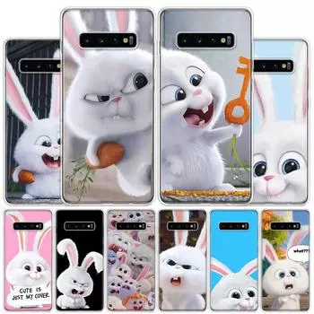 Чехол для телефона с милым мультяшным кроликом для Samsung Galaxy S10 Plus S20 FE S21 S22 Ultra S10E S9 S8 + S7 Edge J4 Samsung S10