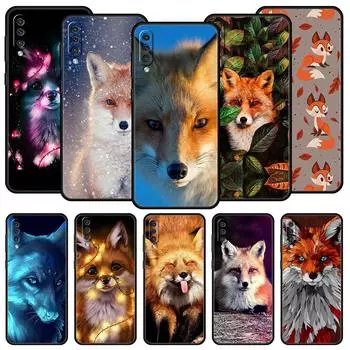 Чехол для телефона с милым мультяшным лисом и животным для Samsung Galaxy A12 A32 A50 A70 A20E A20S A10 A10S A22 A30 A40 A52S A72 5G A02S, мягкий чехол Samsung A52S 5G