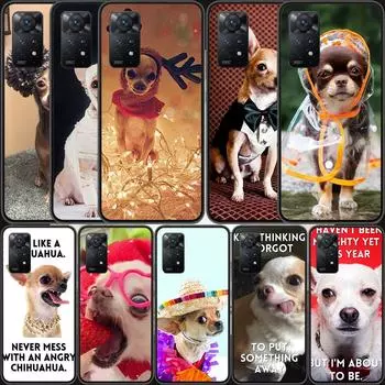 Чехол для телефона с милым питомцем чихуахуа для Redmi Note 13 Pro 5G Plus 12 12C 10 10A 10C 9 9A 9C 9T 8 8A K60 K70 Pro Xiaomi 7 7A Redmi Note 13 Pro 5G