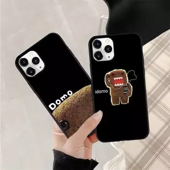 Чехол для телефона с милым рисунком Domo-kun japan для iPhone 12 11 13 7 8 6 s plus x xs xr pro max mini shell iphone 11 pro