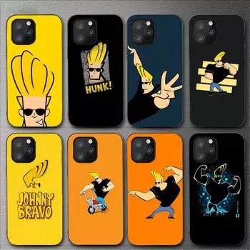 Чехол для телефона с милым рисунком Джонни Браво для Iphone 11 12 Mini 13 14 Pro Xs Max X 8 7 6s Plus 5 Se Xr Shell iPhone8