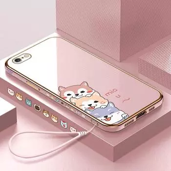 Чехол для телефона с милым рисунком собаки для iPhone 11, 13, 15, Samsung Galaxy A52, Xiaomi Redmi 12C Note 10 Pro, Oneplus, мягкие чехлы для смартфона iPhone 11 Pro Max ярко-зеленый