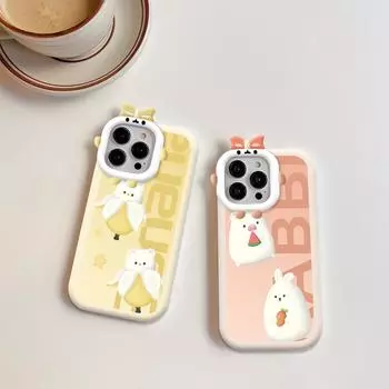 Чехол для телефона с милым рисунком свиньи, медведя и кролика, линза монстра, мягкий защитный чехол для телефона OPPO Realme OPPO A15