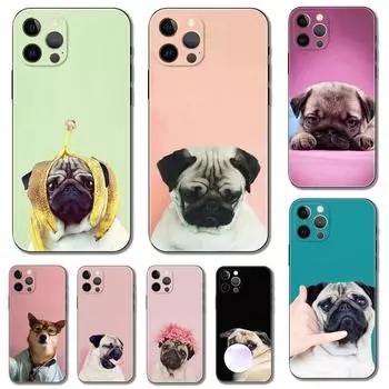Чехол для телефона с милым щенком для iPhone Samsung Galaxy Redmi Xiaomi Oppo OnePlus Note SA 7 8 9 10 11 12 13 14 20 21 22 23 53 54 Pro Max Plus Ultra TPU Soft iPhone 6 or 6S