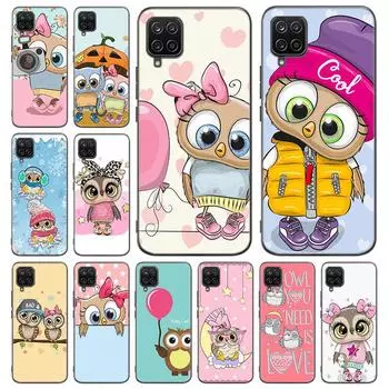 Чехол для телефона с милым животным Совой для Samsung Galaxy A12 A22 A31 A32 A50 A51 A70 A71 A72 A11 A21S A02S A10S A20S A30S A52 S 5G Samsung A02S