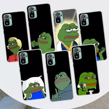 Чехол для телефона с милыми лягушками и грустным Пепе для Xiaomi Redmi 10 10C 10A 9T 9C 9A 9 Prime 8 8A 7 7A 6 6A K20 K30 K40 Pro S2 Fundas Redmi 10
