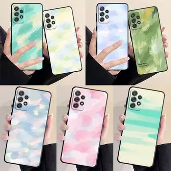 Чехол для телефона с мультяшной росписью для Samsung Galaxy A13 A72 A23 A53 A71 A31 A51 A22 A32 A33 A21s A52 A11, матовый силиконовый чехол, принципиально Samsung A11