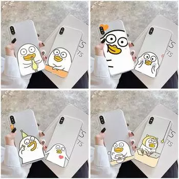 Чехол для телефона с мультяшной уткой для Xiaomi 11 Redmi Note 11pro5G 8T 9A 9S K30 10T 12SPro Ultra K40pro Прозрачный чехол xiaomi12Spro