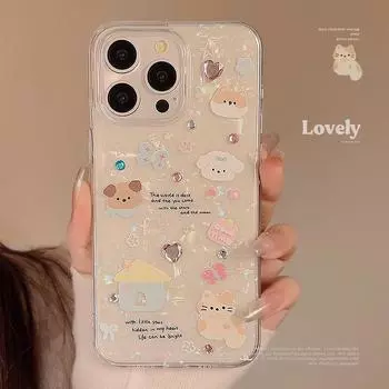 Чехол для телефона с мультяшной забавной собакой на 11/12/13/14/15 15promax