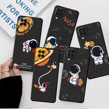 Чехол для телефона с мультяшным космическим астронавтом для Samsung Galaxy A72 A52 5G A21s A12 A13 A11 A22 A32 A51 4G A71 A31 A23, мягкий силиконовый Samsung A11