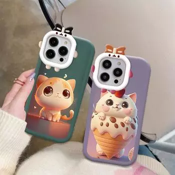 Чехол для телефона с мультяшным котом и линзой Monster, мягкий защитный чехол для телефона Vivo Vivo S1