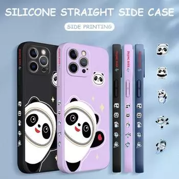 Чехол для телефона с мультяшным красочным узором, квадратный, жидкий, силикон, TPU, полное покрытие камеры, противоударный защитный чехол для Xiaomi Redmi iPhone Redmi 9 белый