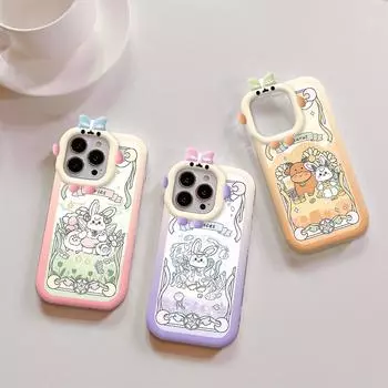 Чехол для телефона с мультяшным кроликом и линзой Monster, мягкий защитный чехол для телефона Samsung Samsung A02S