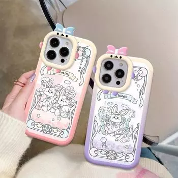 Чехол для телефона с мультяшным кроликом и линзой Monster, мягкий защитный чехол для телефона Vivo Vivo S1