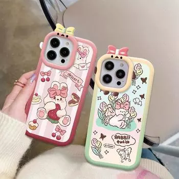 Чехол для телефона с мультяшным кроликом и линзой Monster, мягкий защитный чехол для телефона Vivo Vivo S1