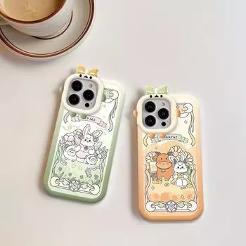 Чехол для телефона с мультяшным кроликом и линзой Monster, мягкий защитный чехол для телефона OPPO Realme OPPO A15