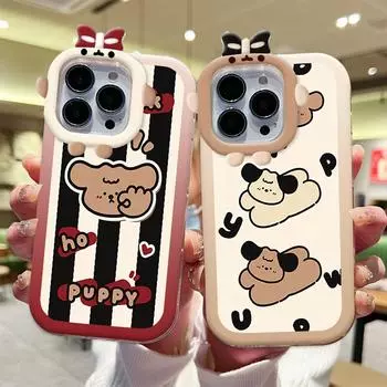 Чехол для телефона с мультяшным щенком и линзой монстра, мягкий защитный чехол для телефона Xiaomi Redmi Redmi 10