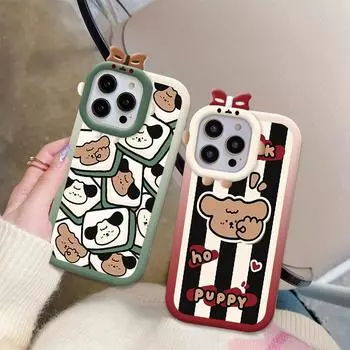 Чехол для телефона с мультяшным щенком и линзой монстра, мягкий защитный чехол для телефона Vivo Vivo S1