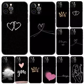 Чехол для телефона с мультяшным сердечком для iPhone Samsung Galaxy Redmi Xiaomi Oppo OnePlus Note SA 7 8 9 10 11 12 13 14 20 21 22 23 53 54 Pro Max Ultra TPU Soft iPhone 6 or 6S