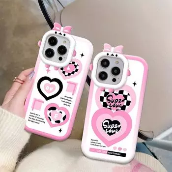 Чехол для телефона с мультяшным сердечком и изображением монстра, мягкий защитный чехол для телефона с линзами монстра для Vivo Vivo S1