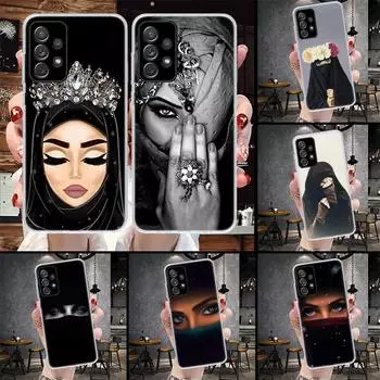 Чехол для телефона с мусульманскими исламскими глазами для Samsung Galaxy A51 A52 A71 A72 A42 A32 A22 A02S A12 5G A21S A31 A41 M12 M21 M31S Shell C Samsung A51
