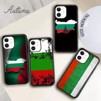 Чехол для телефона с национальным флагом Болгарии для iPhone 11, 12, 13, 14 Pro Max mini XR XS SE 2020 7 8 Plus, Samsung Galaxy S21 S22, чехол iPhone 6plus