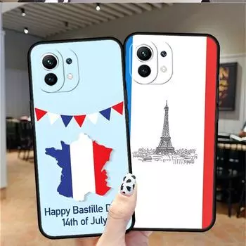 Чехол для телефона с национальным флагом Франции для Xiaomi 9T 9SE 9 12 11T 10 11 11i Lite Ultra Note10 Poco M3 F3 F4 M4 X4 GT Pro, задняя крышка Xiaomi 9