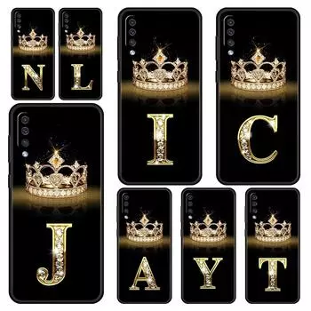 Чехол для телефона с надписью «Бриллиантовая корона» для Samsung Galaxy A52 A50 A70 A10 A30 A40 A20S A20E A02S A12 A22 A72 A42 A32 5G A04s, мягкий чехол Samsung A20s