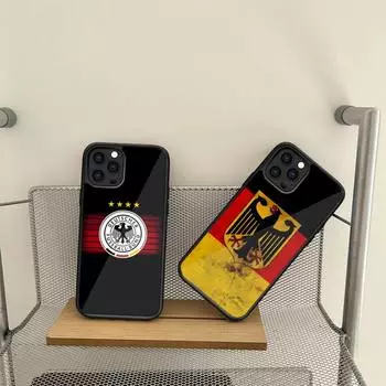 Чехол для телефона с немецким флагом для Samsung S7 S8 S9 S10 S20 S30 Edge Plus Note 7 5 8 9 10 20 Pro Shell Silicone PC+TPU Cover Samsung S21 5G