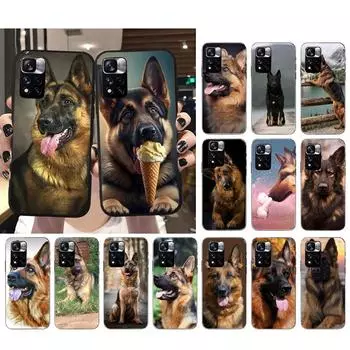 Чехол для телефона с немецкой овчаркой для iPhone Samsung Galaxy Redmi Xiaomi Oppo OnePlus Note SA 7 8 9 10 11 12 13 14 20 21 22 23 53 54 Pro Max Plus Ultra iPhone 6 or 6S