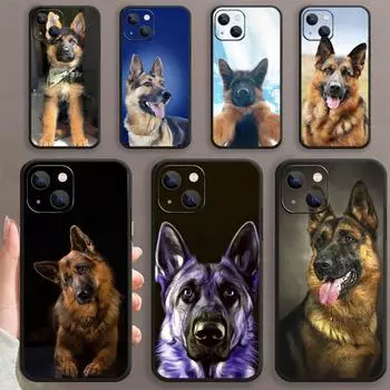 Чехол для телефона с немецкой овчаркой для iPhone Samsung Galaxy Redmi Xiaomi Oppo OnePlus Note SA 7 8 9 10 11 12 13 14 20 21 22 23 53 54 Pro Max Plus Ultra iPhone 6 or 6S