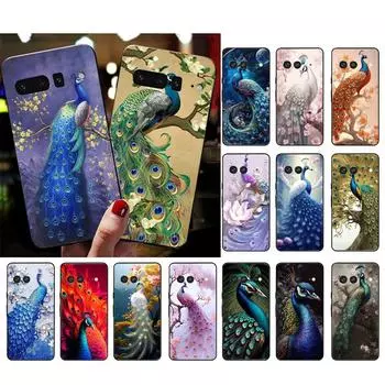 Чехол для телефона с павлином для Google Pixel 8 7 Pro 7A 7 6A 6 Pro Pixel 8A 4A 3A 4 XL Pixel 5 6 4 3 3A XL Google Pixel 6A