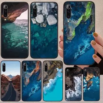 Чехол для телефона с пейзажем в стиле масляной живописи для Xiaomi Mi 8 Lite 9 SE 10 10T Pro Mi 11 для серии Mi, черный силиконовый мягкий чехол Mi 8 SE