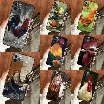 Чехол для телефона с петухом и петухом для iPhone Samsung Galaxy Redmi Xiaomi Oppo OnePlus Note SA 7 8 9 10 11 12 13 14 20 21 22 23 53 54 Pro Max Ultra TPU Soft iPhone 6 or 6S