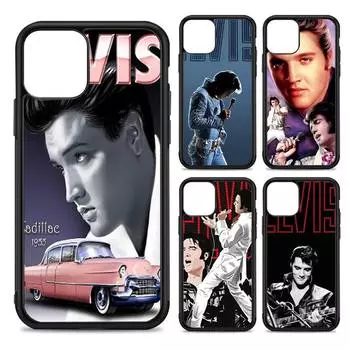 Чехол для телефона с певицей Элвиса Пресли, силиконовый чехол из ПК + ТПУ для iPhone 11 12 13 Pro Max 8 7 6 Plus X SE XR Hard Fundas iphone 14