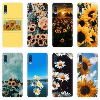 Чехол для телефона с подсолнухом для Samsung Galaxy A40 A30 A20 A10, силиконовая мягкая задняя крышка из ТПУ для Samsung Galaxy A80 A70 A60 A50, чехлы Samsung A10