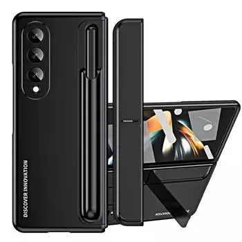 Чехол для телефона с подставкой и S-ручкой для Samsung Galaxy Z Fold 4 5g Fold4 Fold5 Fold 5 Zfold4, чехлы из закаленного стекла for samsung z fold 5 золотой