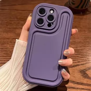 Чехол для телефона с подушкой безопасности для iPhone 15 Pro Max 14 13 12 11 Pro Max X XR XS Max 7 8 Plus, мягкая задняя крышка из ТПУ ярких цветов For iPhone X