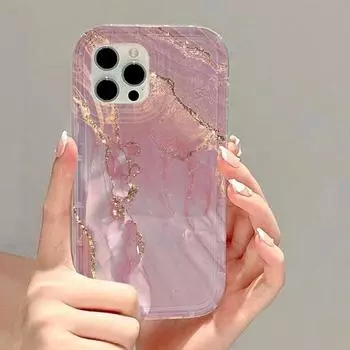 Чехол для телефона с подушкой безопасности для iPhone 11 13 16 Pro Max iPhone 14 15 12 13 Pro Max 16 Plus 7 8 Plus Samsung S24 FE A55 A05S A54 A06 S22 A15 S23 A12 A22 A52S A34 Samsung S23 FE розовый