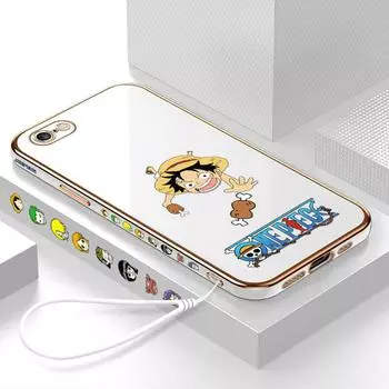 Чехол для телефона с покрытием аниме «Луффи» для iPhone 11 13 15 Samsung Galaxy A52 Xiaomi Redmi 12C Note 10 Pro Oneplus Мягкие чехлы для смартфонов iPhone 11 Pro Max ярко-зеленый