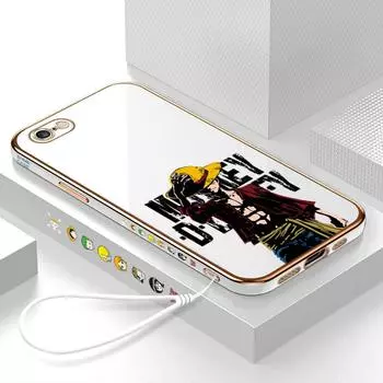 Чехол для телефона с покрытием японского аниме «Луффи» для iPhone 11 13 15 Samsung Galaxy A52 Xiaomi Redmi 12C Note 10 Pro Oneplus Мягкие чехлы для смартфонов iPhone 11 Pro Max ярко-зеленый