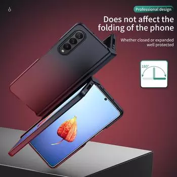 Чехол для телефона с полной защитой тела для Samsung Galaxy Z Fold 4 5g Fold3 Fold4 Fold 3 2 Fold2, защитная пленка из закаленного стекла for Galaxy Z Fold 2