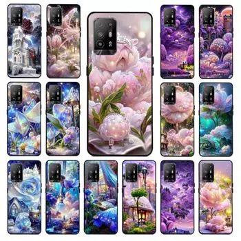 Чехол для телефона с природным цветком пиона и розы для OPPO Reno 10x Zoom 9 8 Pro 7 Pro 6 6Pro 5 4 Pro 3 Pro 2 2Z 7lite 8lite Reno 5 Z Reno 8 5G