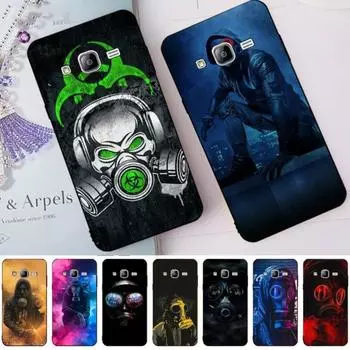 Чехол для телефона с противогазовой маской DJ Man для Samsung Note 9 10 20 Plus Pro Ultra J6 J5 J7 J8, мягкий черный чехол для телефона Galaxy Note20