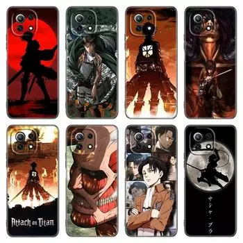 Чехол для телефона с японским аниме «Атака Титанов» для Xiaomi Mi POCO X3 NFC GT M4 M3 12 11T 10T Pro A3 11 Lite NE 5G 12X 11i F3 Xiaomi Mi A3