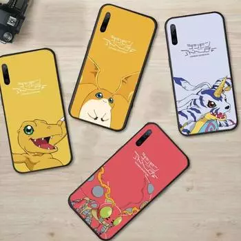 Чехол для телефона с японским аниме Digimon для Huawei P50 P40 P30 Pro Lite P Smart 2021 2019 Magic 3, мягкий черный чехол для телефона Huawei P50