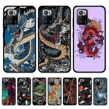 Чехол для телефона с японским аниме «Дракон» для Redmi 5 6 7 8 9 A 5plus K20 4X S2 GO 6 K30 pro ABS